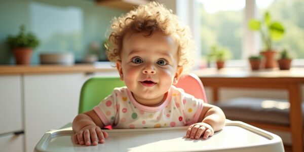À quel âge installer bébé dans sa chaise haute : le bon moment et les indicateurs sûrs à observer