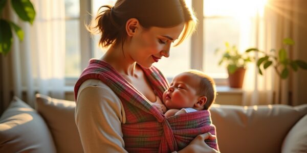 Les avantages surprenants du portage en écharpe pour le bien-être du bébé et des parents