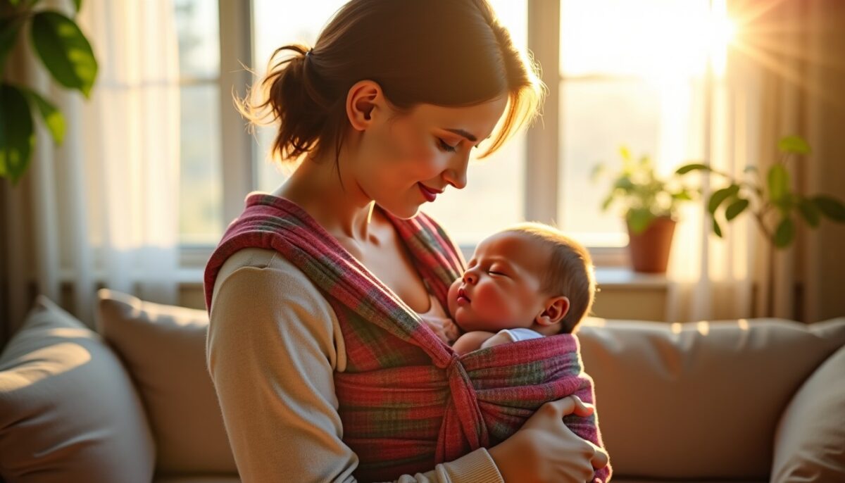 Les avantages surprenants du portage en écharpe pour le bien-être du bébé et des parents