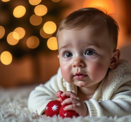 Idées de cadeaux enchantés pour stimuler l’éveil de bébé lors de son tout premier Noël