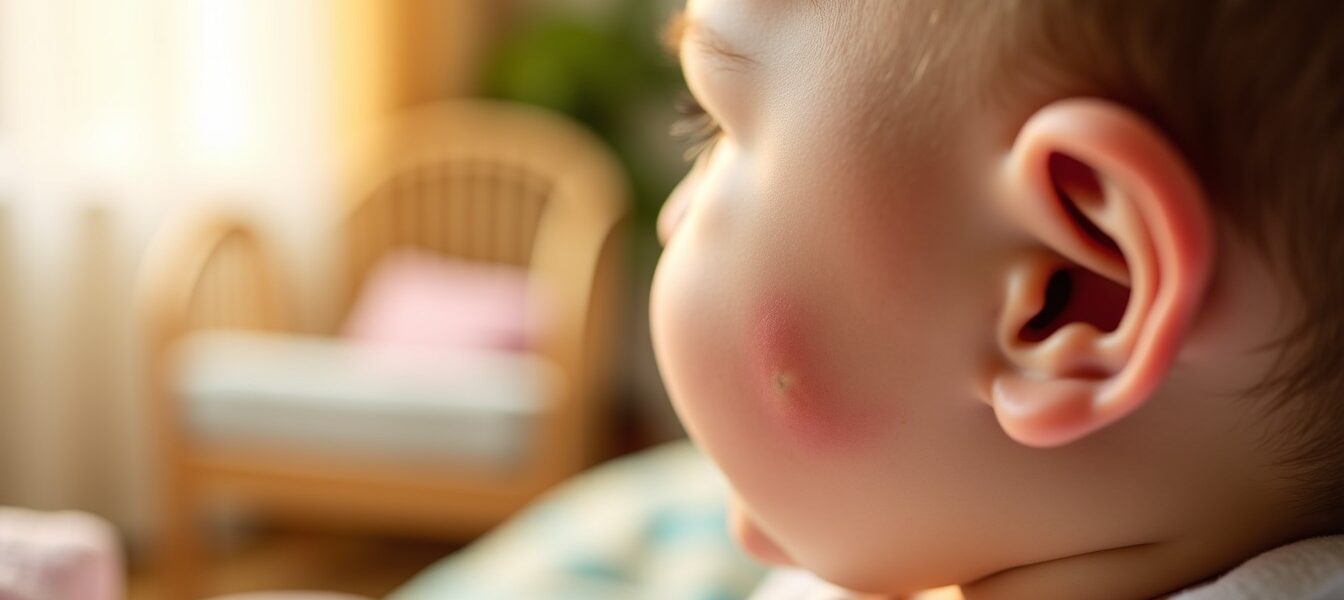 Bébé a une irritation derrière l’oreille ? Découvrez 5 astuces efficaces pour apaiser les rougeurs