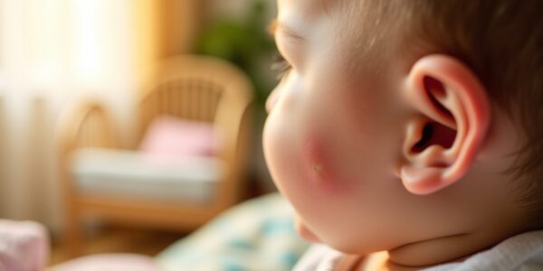 Bébé a une irritation derrière l’oreille ? Découvrez 5 astuces efficaces pour apaiser les rougeurs