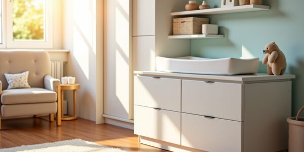 Guide pratique pour sélectionner la table à langer avec baignoire idéale