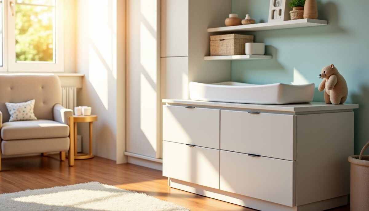 Guide pratique pour sélectionner la table à langer avec baignoire idéale
