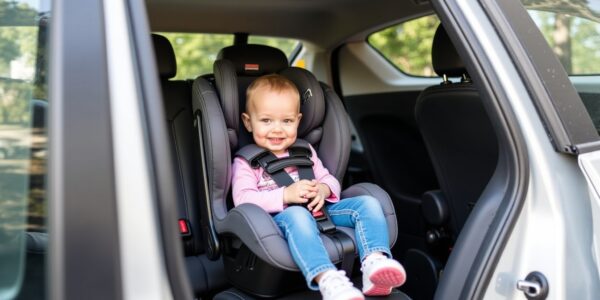 Mycarsit Gris et Son Rehausseur : Le Siège Auto Classique Parfait pour la Sécurité de Votre Bébé ?