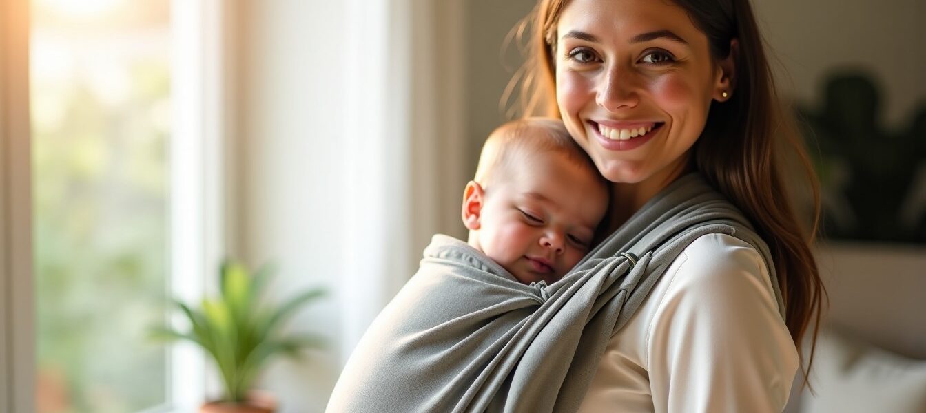 Je Porte Mon Bébé Basic Tattoo : L’écharpe de portage alliant confort et douceur pour des moments précieux avec votre bébé
