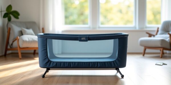 BabyBjörn Light Baleine Bleu : l'excellence du lit parapluie alliant légèreté et design