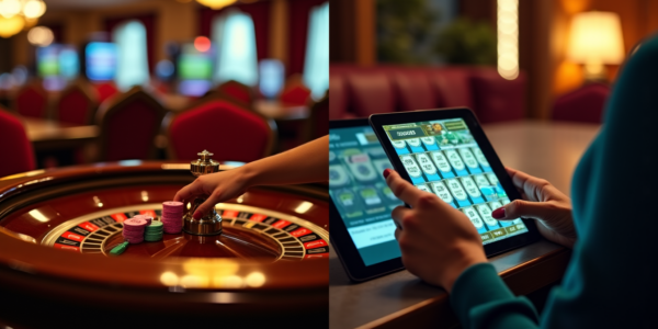 Casinos physiques contre casinos en ligne : accessibilité, coûts et expérience