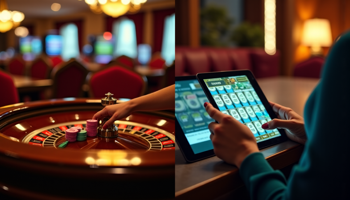 Casinos physiques contre casinos en ligne : accessibilité, coûts et expérience